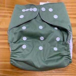 Pañal de Tela # verde seco